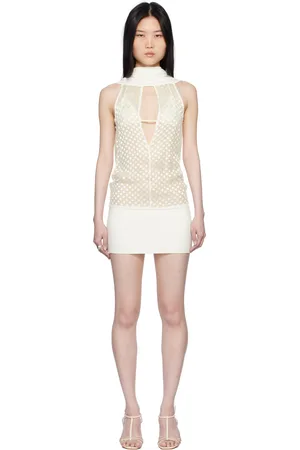 Belle White Club Minidress