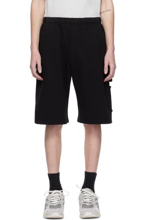 Les Tien Black Utility Shorts