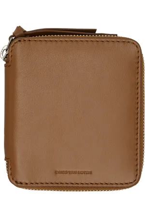 DRIES VAN NOTEN Tan Zip Wallet