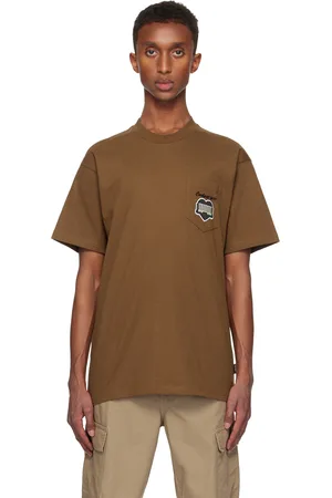 Carhartt Brown Heart Train Pocket T-shirt