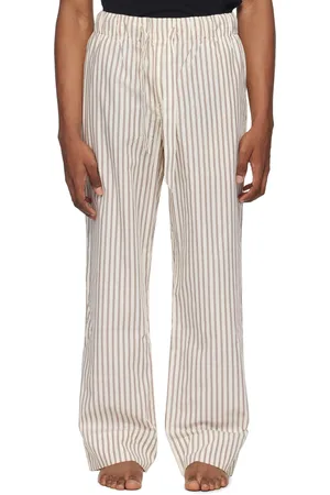 Tekla Off-White Drawstring Pyjama Pants