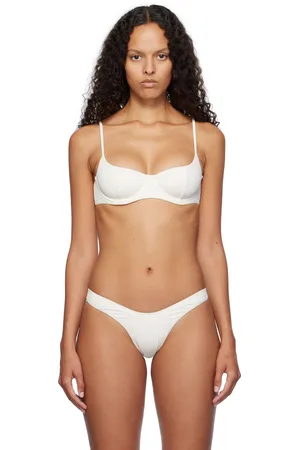 Frankies Bikinis Off-White Cola Underwire Bikini Top