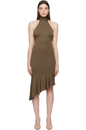 Miaou Green Karina Midi Dress