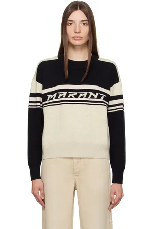 Isabel Marant Off-White & Black Callie Sweater