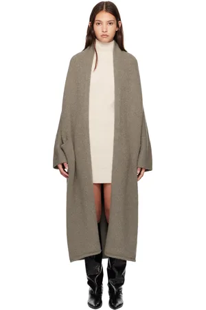 Lauren Manoogian Gray Long Shawl Cardigan