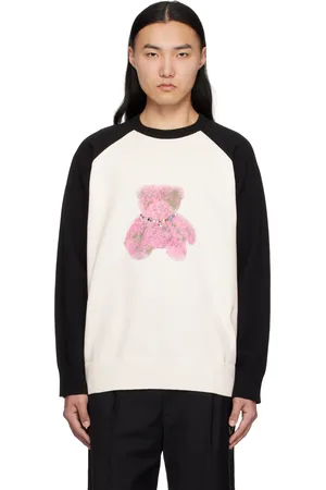 We11 Done & White Raglan Knit Sweater
