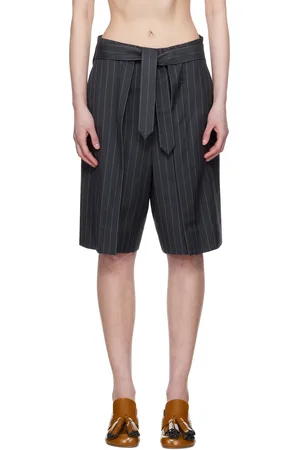 J.W.Anderson Gray Folded Front Pleat Shorts