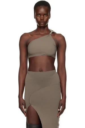 Rick Owens Gray Hollywood Hydra Bikini Top