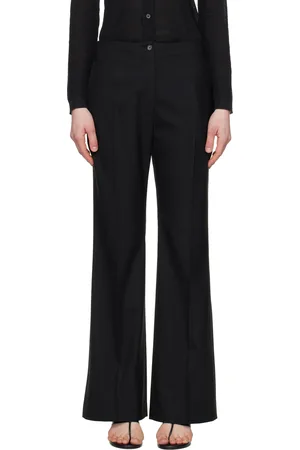 AMOMENTO Straight Fit Trousers