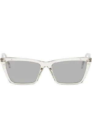 Saint Laurent Beige SL 737 Mica Thin Sunglasses