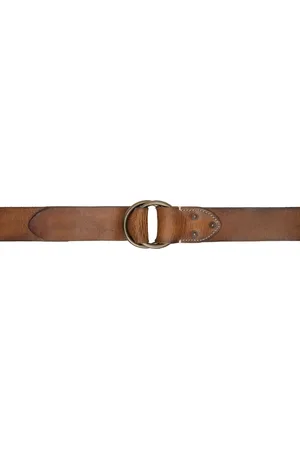 Ralph Lauren Brown Distressed Leather Belt