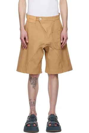 J.W.Anderson Beige Twisted Workwear Shorts