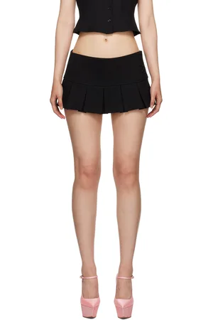 DANIELLE GUIZIO Pleated Miniskirt
