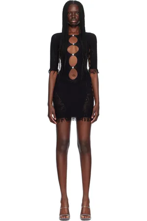 Poster Girl SSENSE Exclusive Black Miranda Minidress