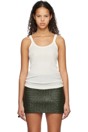 Bottega Veneta Off-White Slim-Fit Tank Top