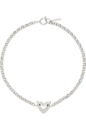 Justine Clenquet Silver Devil Necklace