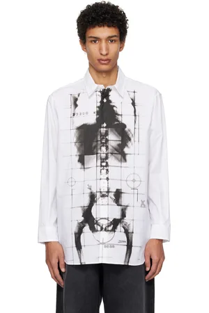 Jean Paul Gaultier White Printed 