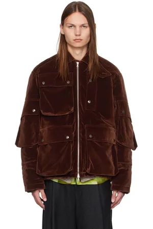DRIES VAN NOTEN Brown Bellows Pocket Jacket