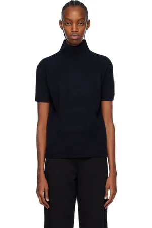 Max Mara Navy Paola Turtleneck