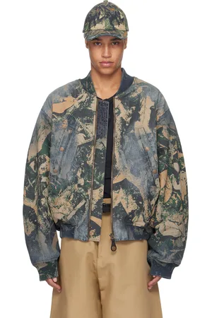 Acne Studios Blue Denim Bomber Jacket