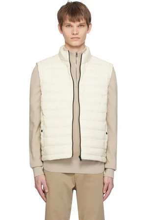 HUGO BOSS Off-White Packable Vest