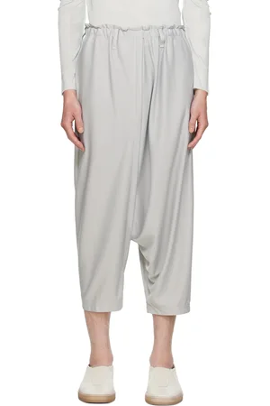 Issey Miyake Gray Seamless Bottoms Basic Trousers