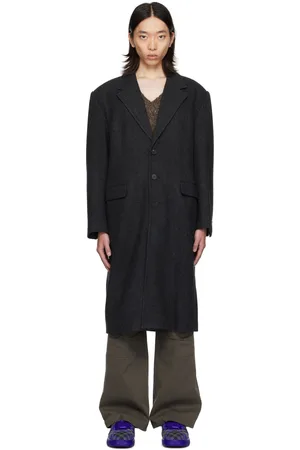 lesugiatelier Gray Tailored Long Coat