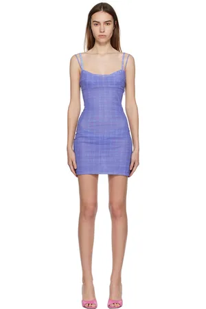 Miaou Purple Anya Mini Dress