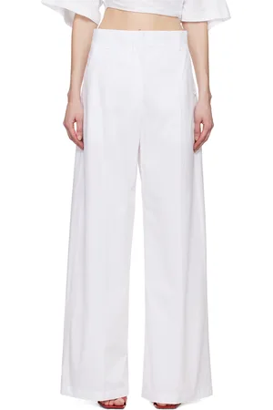 Sportmax White Gebe Trousers
