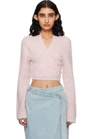 Holzweiler Pink Wrap Cardigan