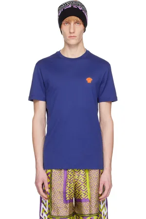 VERSACE Blue Medusa T-Shirt