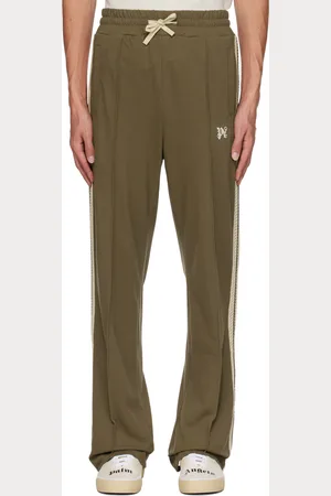 Palm Angels Taupe Monogram Track Pants