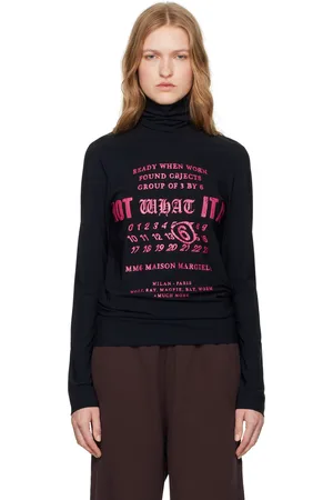 Maison Margiela Black Long-Sleeved Turtleneck