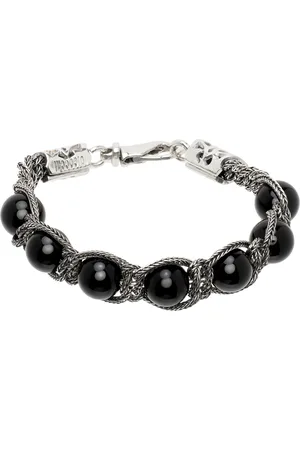 EMANUELE BICOCCHI Black & Beads Bracelet