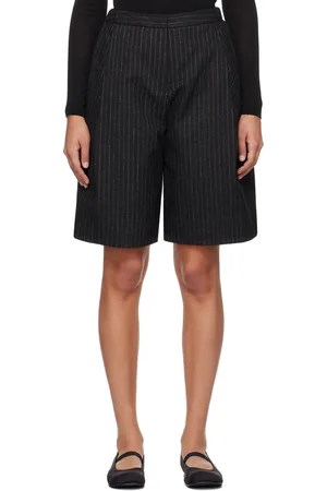 AMOMENTO Black Garconne Shorts