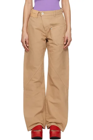 J.W.Anderson Tan Twisted Workwear Trousers