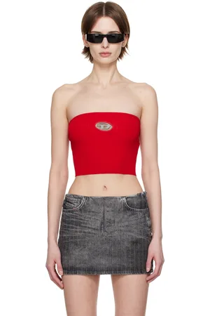 Diesel Red M-Clarksvillex Bandeau Top