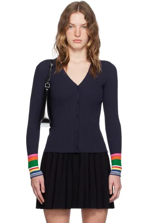 Staud Navy Cargo Cardigan