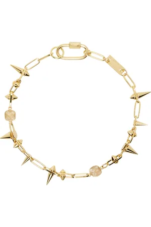In Gold We Trust SSENSE Exclusive Bold Spike Necklace