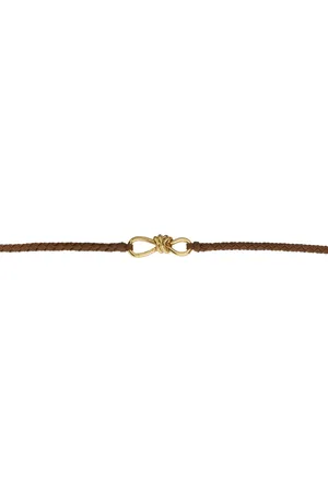 Bottega Veneta Brown Andiamo Belt