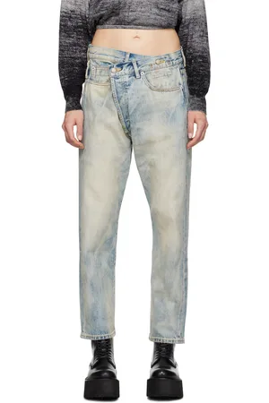 R13 Blue Crossover Jeans