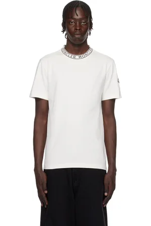 Moncler White Logo-Trimmed Cotton T-shirt