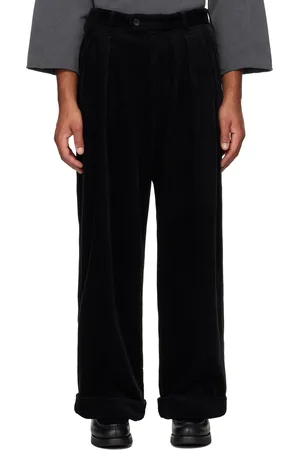 ENGINEERED GARMENTS Black 8W Corduroy Oxford Trousers