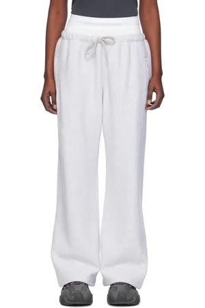 Alexander Wang Gray Wide-Leg Sweatpants
