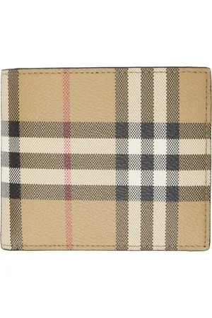 Burberry Beige Check Wallet
