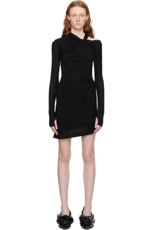 Helmut Lang Black Twist Minidress