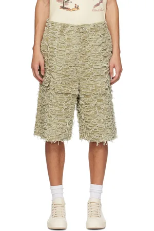 Who Decides War SSENSE Exclusive Husk Denim Shorts