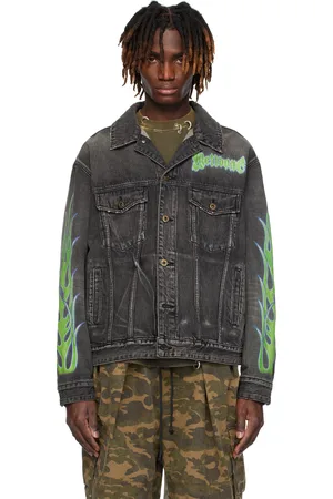 We11 Done Blaze Logo Denim Jacket