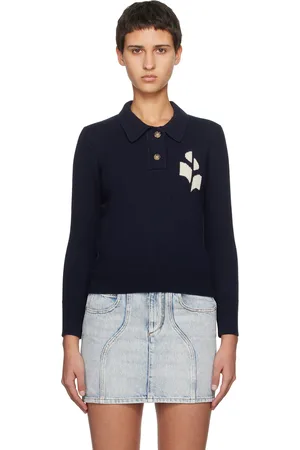 Isabel Marant Navy Nola Polo