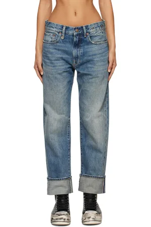 R13 Blue Boyfriend Jeans